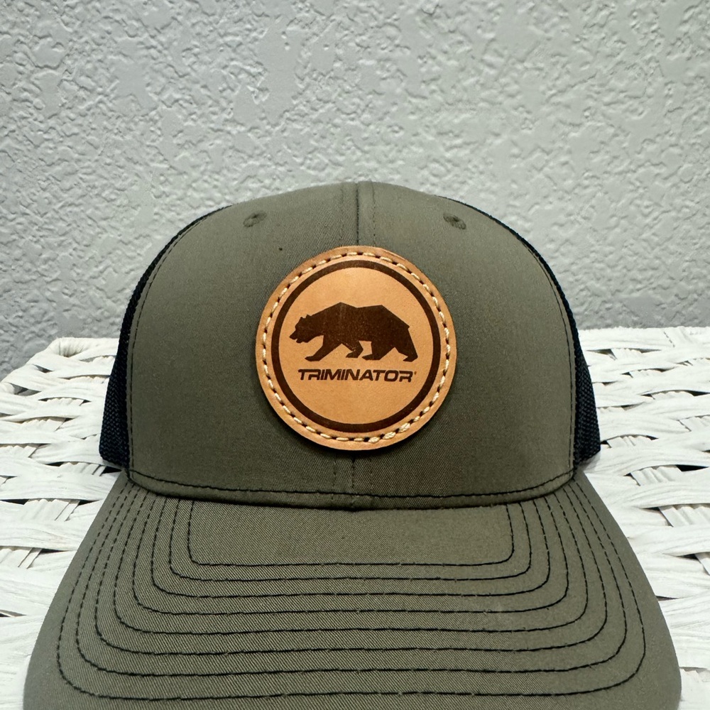 Triminator Olive Green and Black Trucker Hat